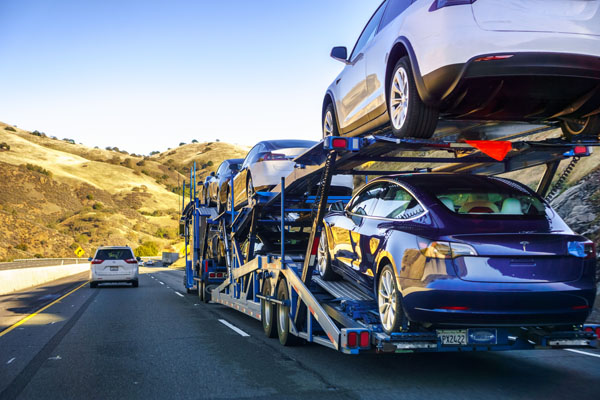 Open Auto Transport Service in Golden Hills, CA